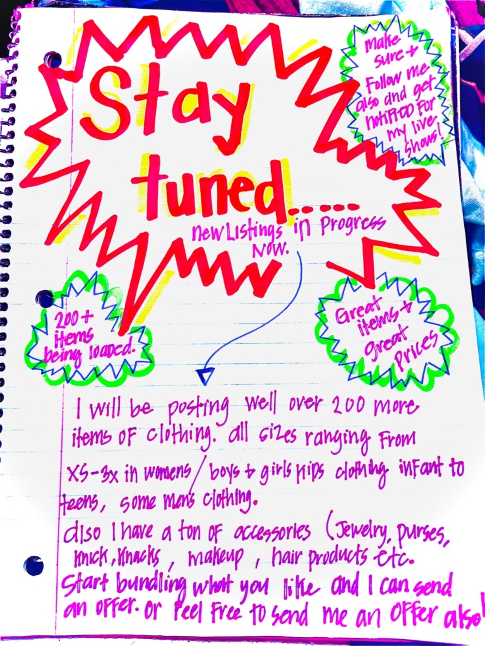 Don’t miss out! 200 plus new items in the process of being listed!